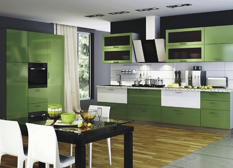Кухня «Сочная зелень»